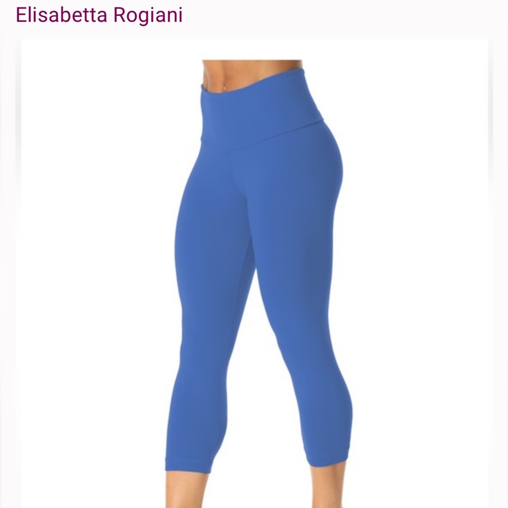Elisabetta Rogiani Blue Capris yoga leggings‎